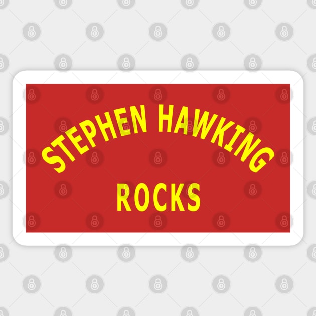 Stephen Hawking Rocks Sticker by Lyvershop